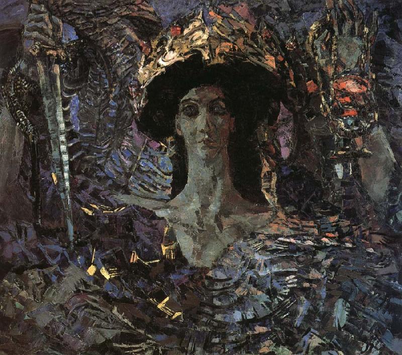 Mikhail Vrubel The Six-winged seraph Sweden oil painting art
